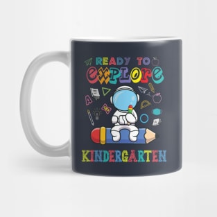 Ready to Explore kindergarten Astronaut Back to School Mug